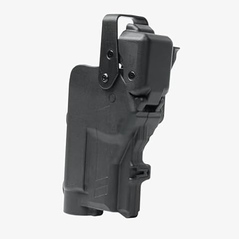 Rapid Force Level 3 Duty Holster with Light - Compatible with Glock, SIG and Smith & Wesson, Left Hand, Axon Optional, Professional Grade for Law Enforcement and Military Cover