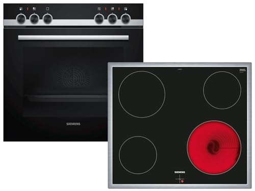 Siemens EQ511KA02Z Set Einbauherd HE510ABS2 Edelstahl + Glaskeramikkochfeld EA645GE17
