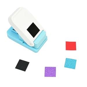 Cady ハンドメイド スクラップブッキング 1インチ 25mm サイズ スクエアパンチ クラフトレバーパンチ エン..." 