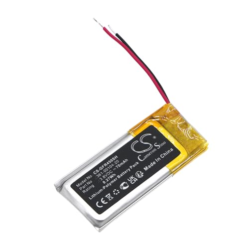 CS Forerunner 45 361-00104-20,361-00104-00 - Batería de repuesto para reloj inteligente Forerunner 45 (70 mAh, 0,27 Wh)