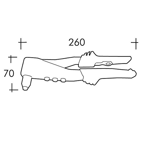 Rivit RIV5 Rivettatrice Manuale per Rivetti da 2.4 mm a 4.8 mm