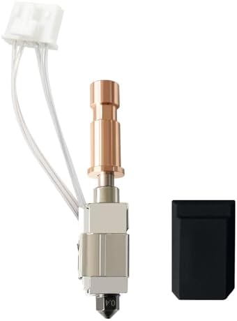 Upgraded Ceramic Kobra S1 Combo Hotend Assembled Extruder Printhead Kit - 3D Printer Kobra S1 Hot End/Printhead with Hardened Steel 0.4mm Nozzle, Thermistor, Heater Cartridge, Heatbreak