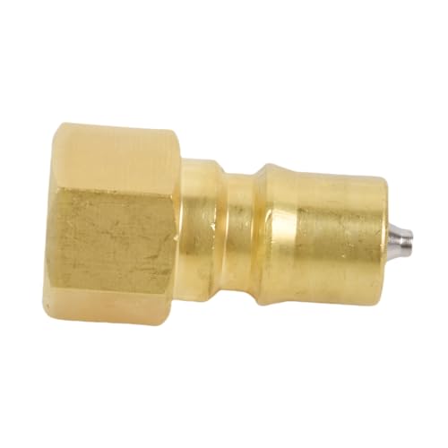 Image of Multi-Purpose Brass Hydraulic Quick Connect Nipple 1 /4 NPTF Compatible With Parker 60 Series Nipples BH2-61