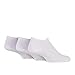Hommes SockShop Socquettes en Bambou - 3 Paires - Blanc 46-48