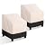 BOLTLINK Patio Furniture Covers Waterproof for Chairs, Heavy Duty Outdoor Lawn Chair Covers 2 Pack Fits up to 29W x 30D x 36H inches, White & Black