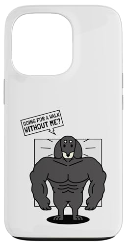 Funny Dog Walker �E�F�C�g���t�e�B���O �t�B�b�g�l�X ���̎U�� �X�}�z�P�[�X iPhone 13 Pro �p