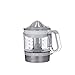 SEVERIN Presse-agrumes 85 W, Presse-agrumes électrique avec 2 cônes amovibles, réservoir XXL 1 L, Accessoire de cuisine pour jus de fruits fraîchement pressés, blanc, CP 3535