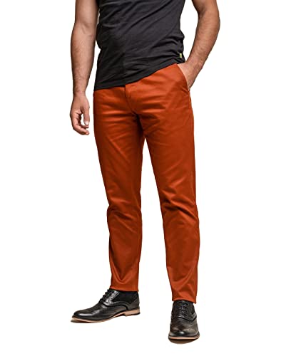 Men’s Casual Chino Cotton Smart Trousers Regular Long Short Pants