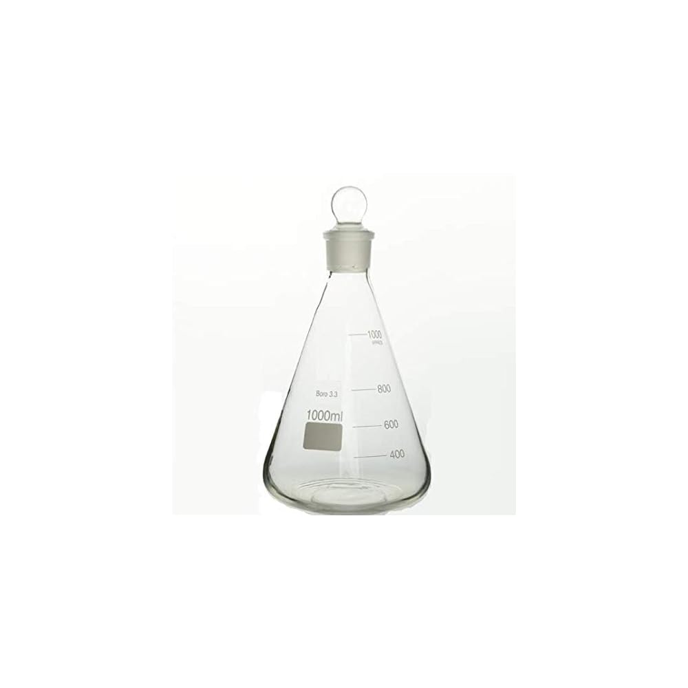Buy Rocwing Borosilicate 3.3 Glass Graduated Conical Erlenmeyer Flask
