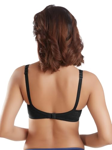 Image of SONARI Women's Cotton Polyester Lightly Padded Wire Free Seamless Bra Green