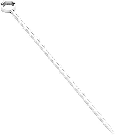 TBWHL 10 Pcs 4.2 Inch Professional 304 Stainless Steel Cocktail Pick Glass Picks by Viski,Martini(Random Shape)