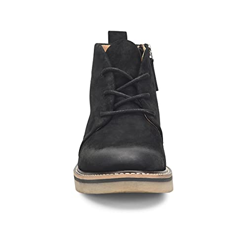 Comfortiva Women's Rebeca Italian Suede Slip-Resistant Ankle Boots with Side Zipper rain, Black, 6 Wide4