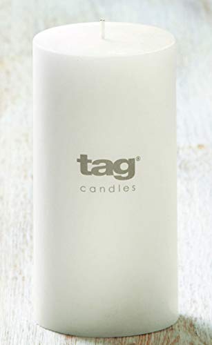 Tag Trade Associates Group Chapel 3X6 White Pillar Candle Unscented Drip-Free Long Burning Hours For Home Decor Wedding Parties 3X6 White #TOP1