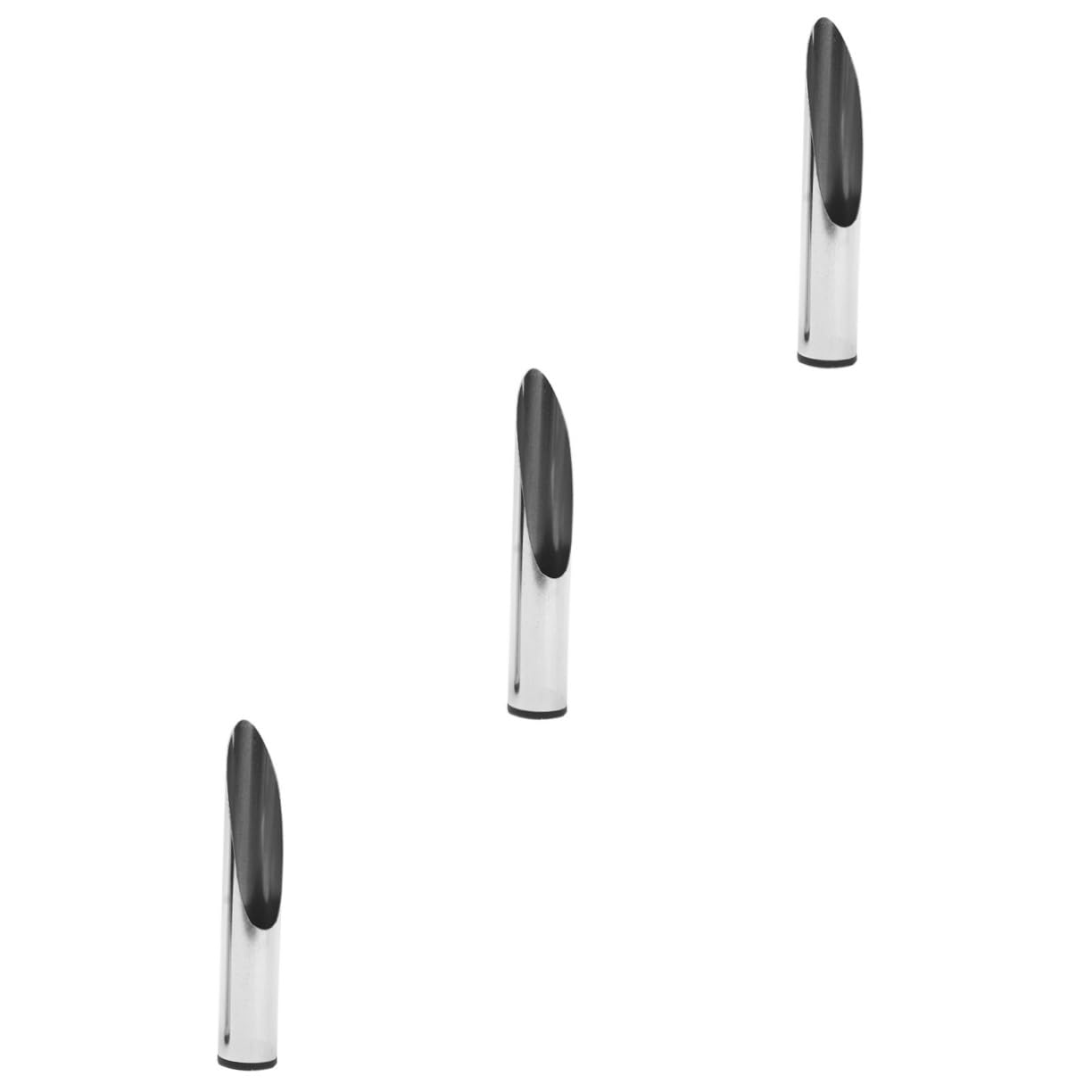 Balacoo 3pcs Garden Soil Scoops Large Size Portable for Gardening Stainless Steel Soil Scooper Comfortable Handle Perfect for Planting