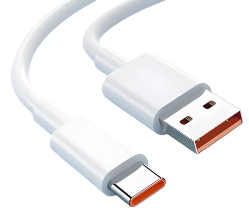 ✅【Trasferimento Dati Veloce e Ricarica Efficace】Dotato di conduttori in rame ad alta conduttività, questo cavo USB C assicura una ricarica sicura fino a 6A, per una carica ultra-rapida. Supporta anche il trasferimento dati a velocità fino a 480 Mbps, permettendo di spostare rapidamente grandi quantità di film, file, musica e altro ancora.