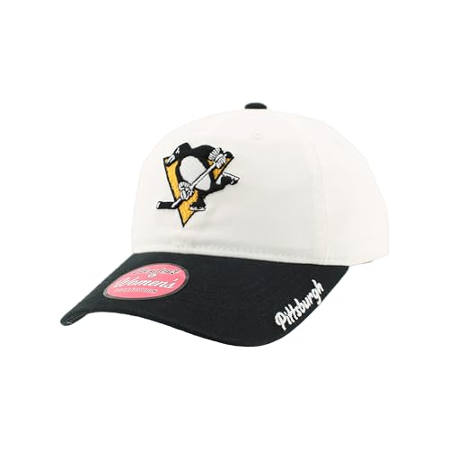 Pittsburgh Penguins NHL Officially Licensed Women's Adjustable Hat Girlfriend Icon White