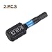 HARFINGTON 2pcs H1/8 SAE Hex Screwdriver Bit 1/4