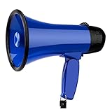 ALARMA Y MÚSICA: Este altavoz megáfono proporciona alarmas y una pieza de música. Puede ajustar el volumen deslizando el regulador de volumen para llamar la atención de los demás cuando sea necesario