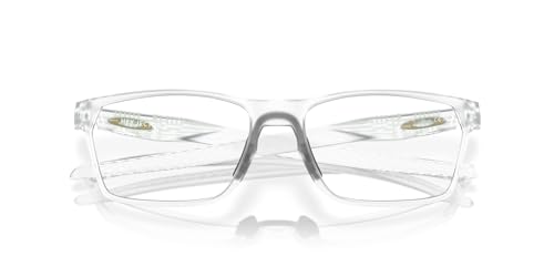 Image of Oakley Mens OX8174F Hex Jector Low Bridge Fit Rectangular Eyeglasses
