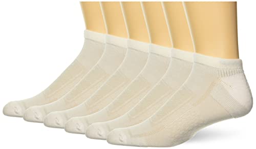 PGA TOUR Men's Low Cut Golf Socks with Arch Support, Moisture-Wicking, Non-Slip, Breathable, Zone Cushion, 6 Pack (One Size)