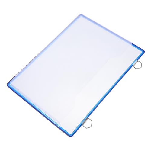 Housoutil Multi Function Hanging File Pocket Transparent Document Bag for Office Storage Wall Mounted Organizer for Files Magazines and Miscellaneous Items