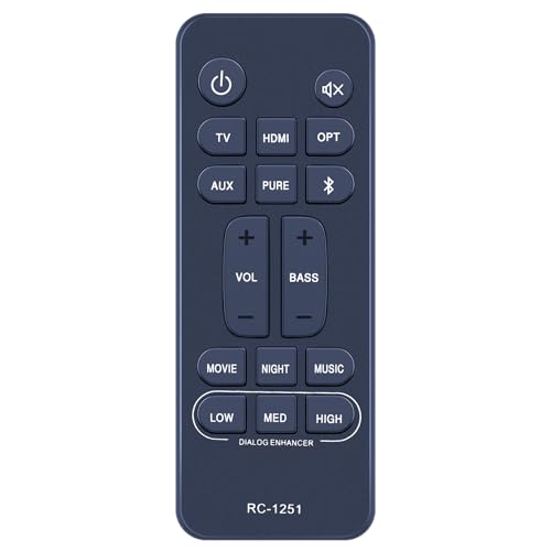 CLVIZCXOM Fernbedienung Kompatibel mit Denon DHT-S216 TV Soundbar