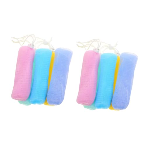 Homoyoyo 10 piezas Malla para Jabón Espumante Ahorro de Jabón Generador de Burbujas Almacenamiento Práctico Colores Surtidos Limpieza Profunda y Cuidado Color Aleatorio Color Aleatorio