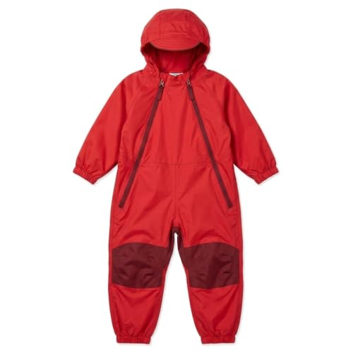 Image of Tuffo Muddy Buddy Kids Waterproof Rain Suit One-Piece Coverall, Dual Zippers, Sealed Seams, Reinforced Knees - Boys & Girls