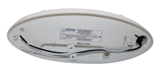 Generic Jupiter Lighting 12V LED RV Ceiling Dome Light, RV Interior Light for Trailer Camper w/Switch, Neutral White 4200k w/Frosted Lens (07-004NW, Double w/Switch, White Base, 07-004NW)