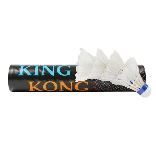 M Turbo King Kong Professional Feather Badminton Shuttlecock | High Speed Stability and Durable Flight for Tournament and Practice Training Session (Pack of 10)-picture-28