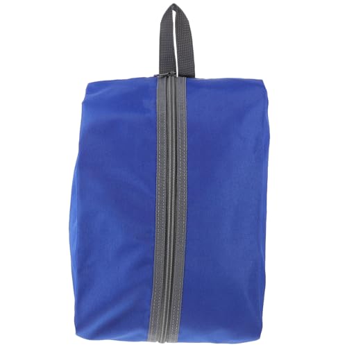 GALPADA 防水耐久シリコン素材 超軽量靴収納ケース 防塵防臭アウトドアシューズバッグ 旅行用スニーカーオーガナイザー ブルー