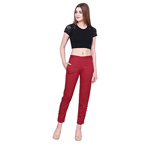 Image of POPWINGS Women's Relaxed Fit Trousers