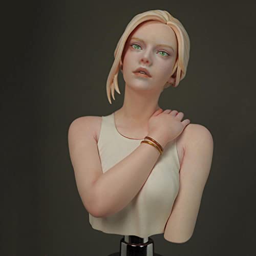 Figura modelo de busto mujer antigua 1:10 en resina miniatura 3
