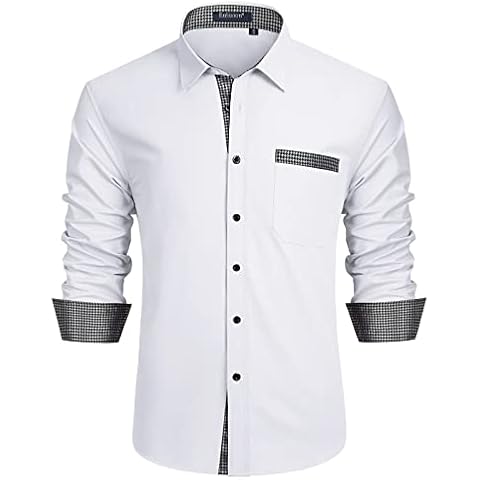 Chemise Enlision Blanc Manches Longues Cover
