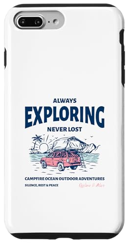 Always Exploring Campfire Ocean Outdoor (�r�[�`���C�t�O���t�B�b�N) �X�}�z�P�[�X iPhone 7 Plus/8 Plus �p