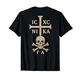 Orthodoxes Kreuz mit Adamsschädel T-Shirt