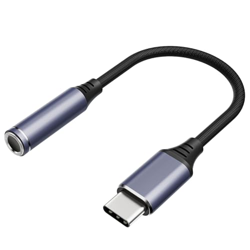 Ya en manzanajugosa.com: TiMOVO Adaptador de Audio USB C a 3.5mm, Cable Adaptador Dongle Tipo C a Conector Auxiliar para Auriculares para iPhone 16/15, iPad, Tablet, Galaxy S24/S23 Ultra, Negro + Gris