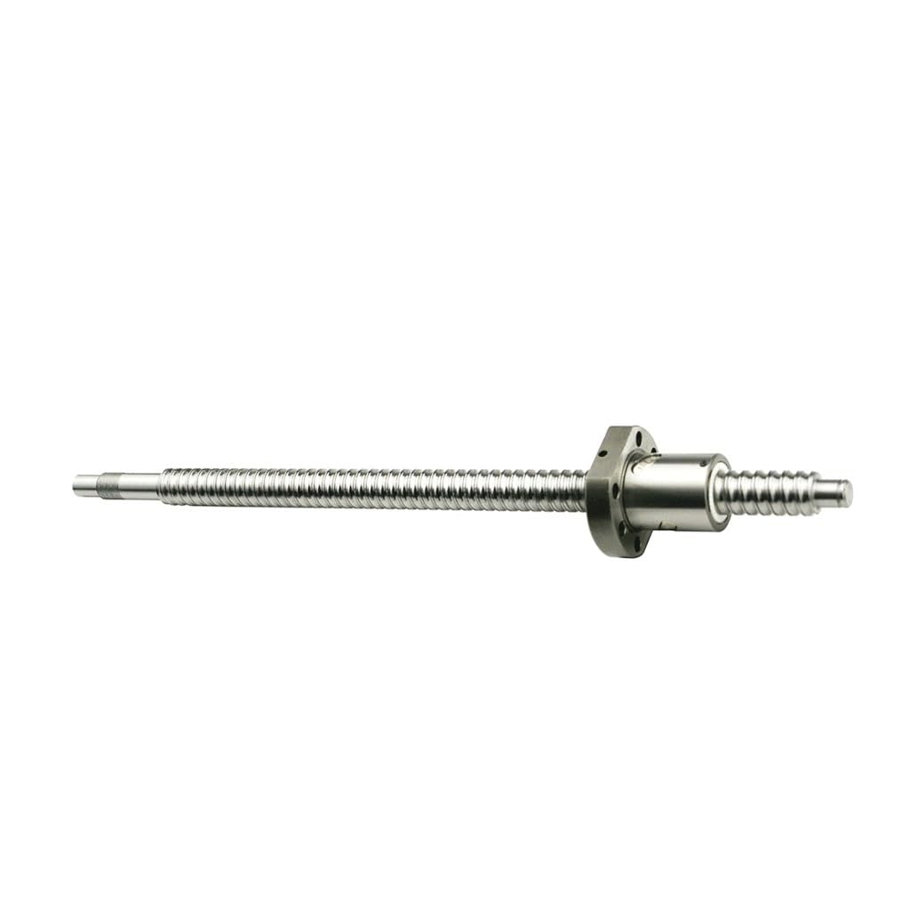 Śruba kulowa C7 SFU1605 z pojedynczą nakrętką kulkową BK/BF12 RM1605 obrobiona końcówką śruby kulowej, do drukarek 3D CNC szyna liniowa(850mm)