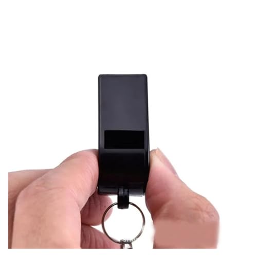 Silbato de árbitro negro para deportes miniatura 3