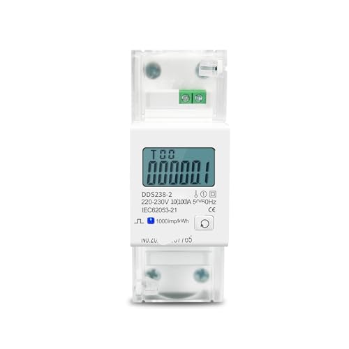 Compteur d'énergie monophasé 100A Din Rail pour mesure kwh bidirectionnel 230V - 2