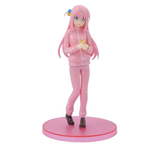 Image of Bocchi The Rock ! Gotoh Hitori Action Figure | Hitori Gotoh Standing Figure 18cm for Home, Desk, and Table Decor | Gift for Friends, Family and Anime Fans (Gotoh Hitori)