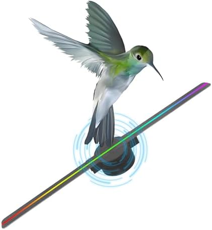 3D Hologram Fan, 16.5 Inch HD LED 3D Hologram Projector, WlFl Hol...