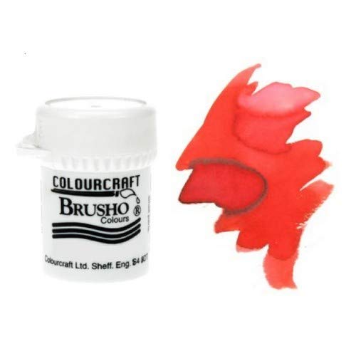 PanPastel Colorfin Brusho Crystal Colour 15G Brilliant Red, Acrylic, Multicolour, 3.04x3.04x5.08 cm