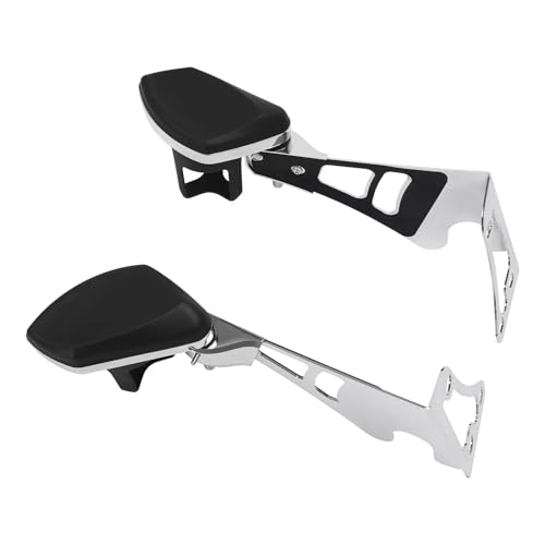 Accoudoir de moto pour passager arrière chromé haut de gamme compatible Harley Road Glide
