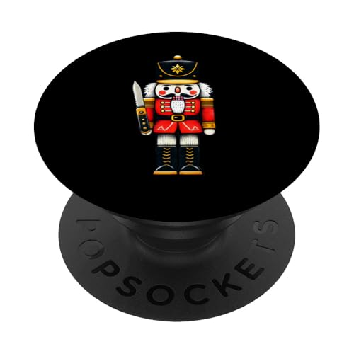 Pijama divertido de ballet cascanueces de Navidad PopSockets PopGrip Adhesivo