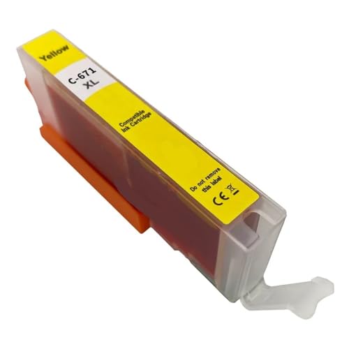 Cartouche CL-671XL jaune pour réussir l'impression de vos photos de famille sur IP8760