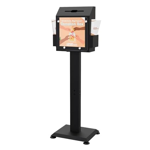 Heavy Duty Metal Suggestion Box with Stand