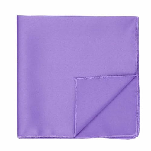 Image of tiemart Solid Color Pocket Squares for Men | For Suits, Perfect for Wedding Parties, 12 x 12 inch / 30 x 30 cm
