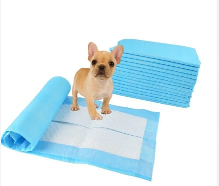 Image of Dog Pee pad, Puppy Training Pads for Small to Large Dogs 24 inchx24 inch, Leak Proof and Super Absorbent Disposable Pads for Dogs, Cats and Rabbits. 40 pet Potty Pads.