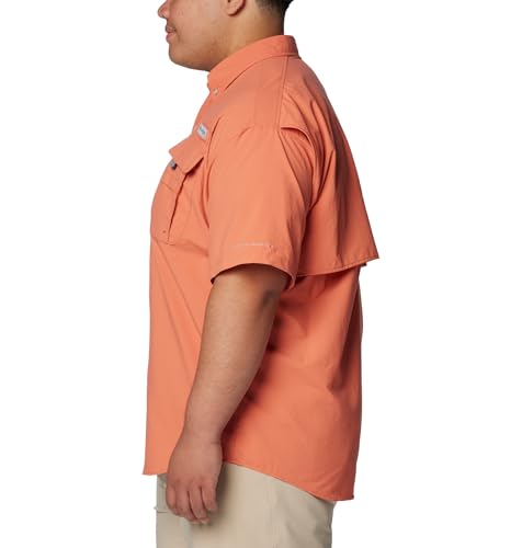Image of Columbia Men Omni-Shade Bahama II Hiking and Trekking Short Sleeve Shirt
